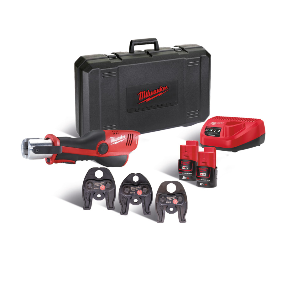 Milwaukee M12HPT-202C M-SET AKKU.PRESSWERKZ. IN2 4933443095