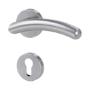 Vorschaubild Griffwerk Türgriff SAVIA K3 Klippgarnitur- Edelstahl matt