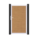 Vorschaubild GroJa BasicLine Schmal Einzeltor Rahmen Aluminium EV1 1000 x 1800 mm