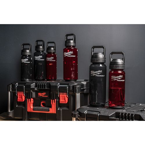 Milwaukee PACKOUT Kunststoff-Trinkflasche 1005 ml, rot 4932498637