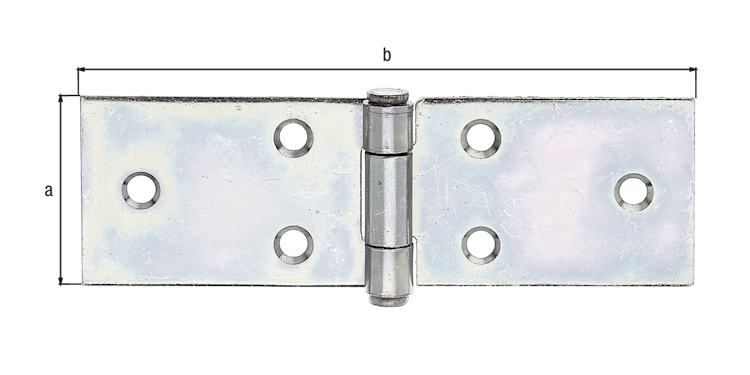 Alberts® Tischband, sendzimirverzinkt, LxB 32x100 mm 346881