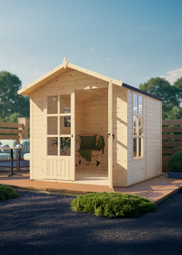 Bertilo Gartenhaus Melrose - 19 mm