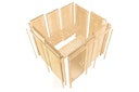 Karibu Sauna Irava 3 - 68 mm Systemsauna - 230 Volt Plug & Play