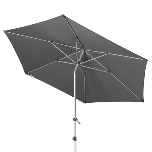 doppler Mittelmastschirm EXPERT 320 Auto-Tilt, Aluminium Silber / 100 % Polyester 180 g/m²