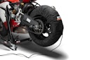 BTR Motorrad Reifenwärmer - Set mit Bluetooth, 17 Zoll