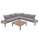 Vorschaubild Garden Pleasure Lounge-Set VALENTINA, Aluminium / Nonwood / Kissen 100 % Polyester
