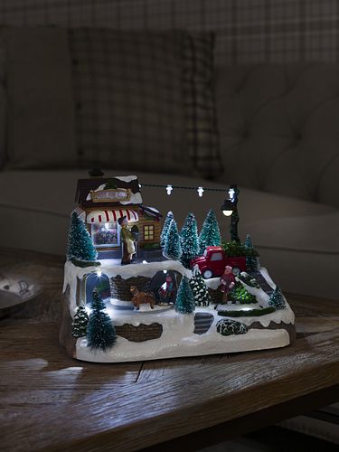 Konstsmide LED Szenerie Weihnachtsbaum 23,5x17x16cm