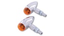 Vorschaubild HIGHSIDER smart Micro-Bullet Glühlampen Blinker Gehäuse Chrom / Linse Orange (Paar), Vorn & Hinten
