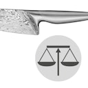 WMF Messer-Set 3-teilig Chef`s Edition Damasteel