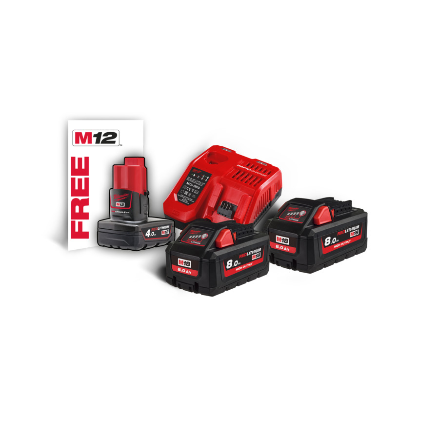 Milwaukee M18HNRG-802 NRG KIT IN2 4933471073