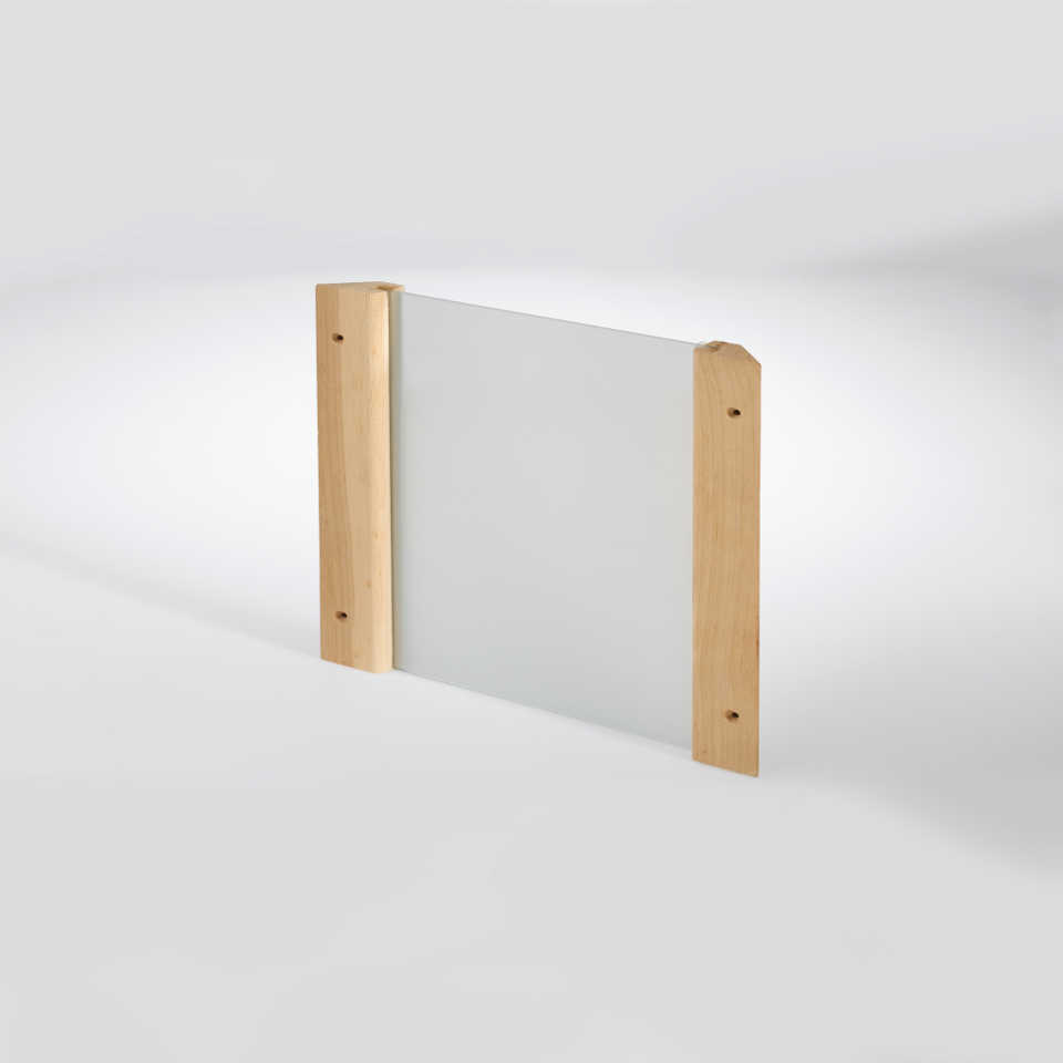 Infraworld Eckblendschirm Design für Sauna Fichte