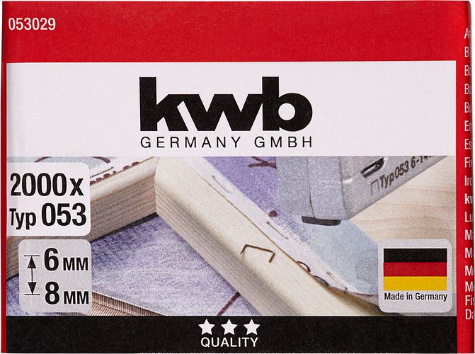 kwb 2000-Klammern Sort. 6/8 mm 53029