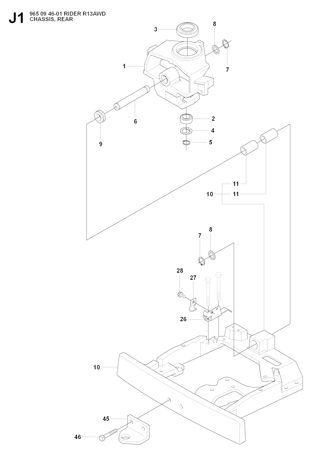Explosionszeichnung Ersatzteile