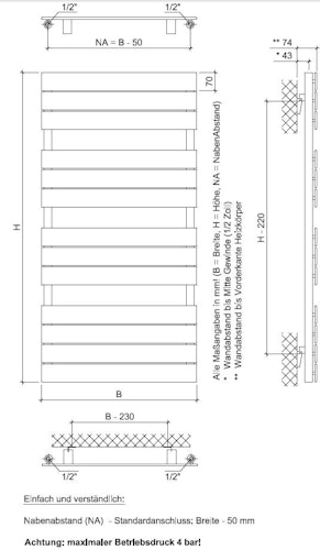 Ximax Badheizkörper P2