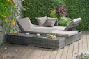 Vorschaubild Garden Pleasure Lounge Set ALCUDIA, Aluminium / Polyrattan / Kissen 100 % Polyester