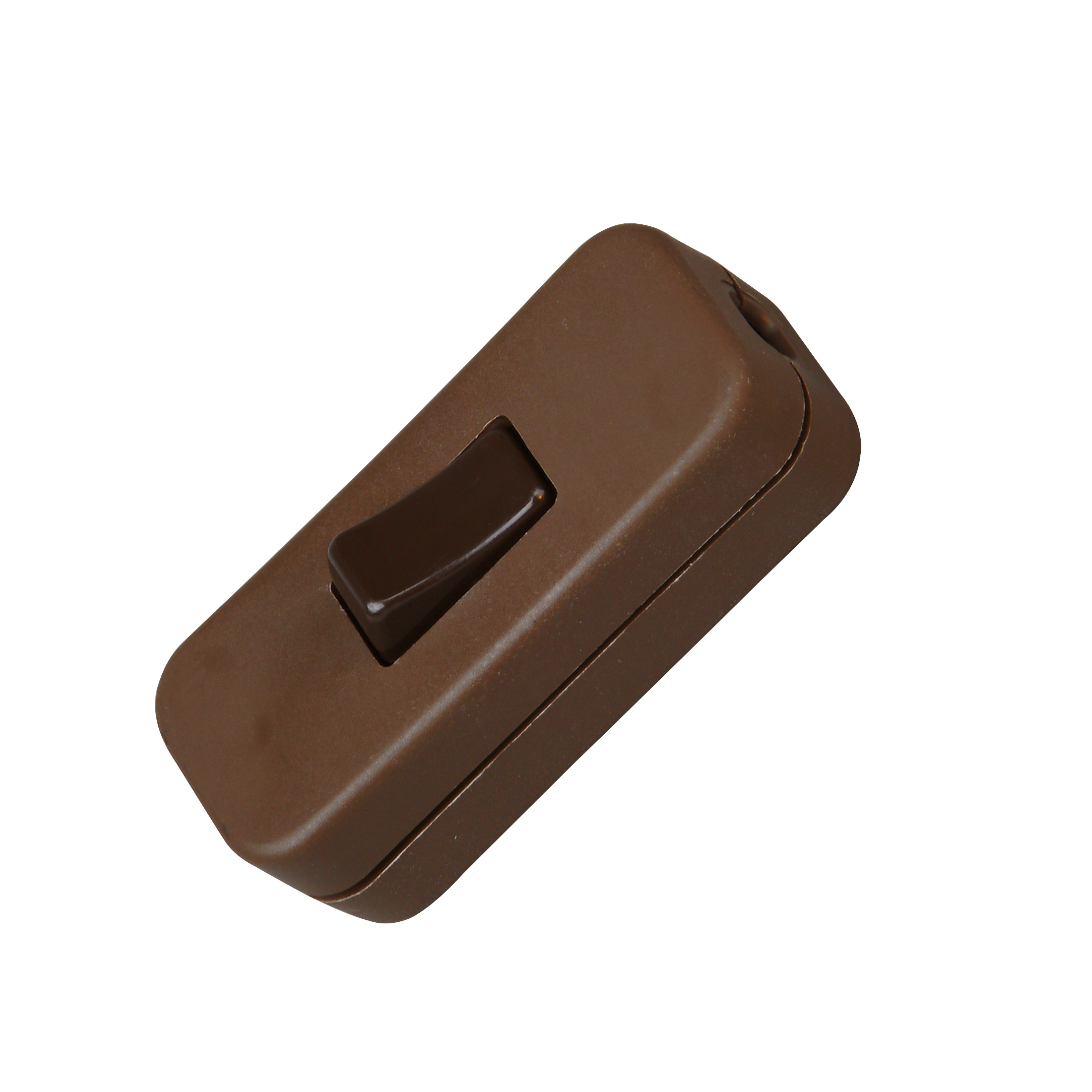 Kopp Schnurzwischenschalter 1-polig, braun