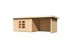 Vorschaubild Karibu Woodfeeling Gartenhaus Kandern 6/7 mit 300 cm Schleppdach/Seiten- und Rückwand