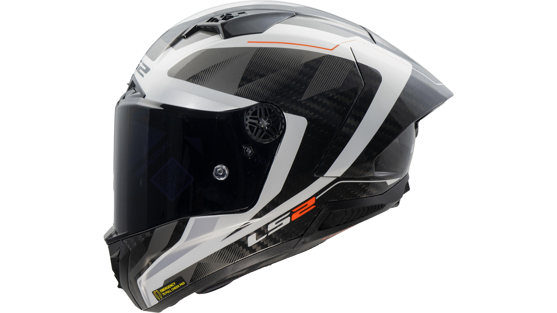 LS2 Integralhelm FF805 Thunder Carbon GP Raute - Größe M