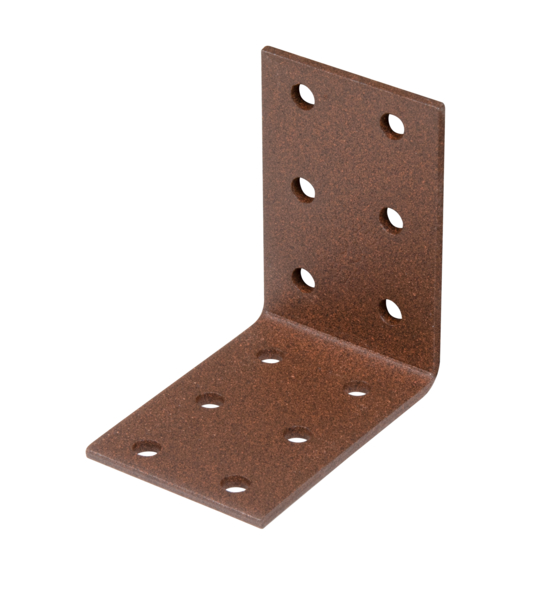 Alberts DURAVIS® Lochplattenwinkel 60x60x40mm Rostbraun