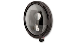 HIGHSIDER pro 7 Zoll Scheinwerfer Frame-R1 Typ 8 LED Schwarz Untere Befestigung