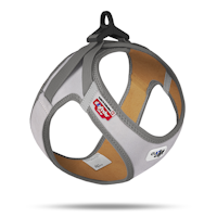 Curli Clasp Glow Vest Geschirr Reflective Gray