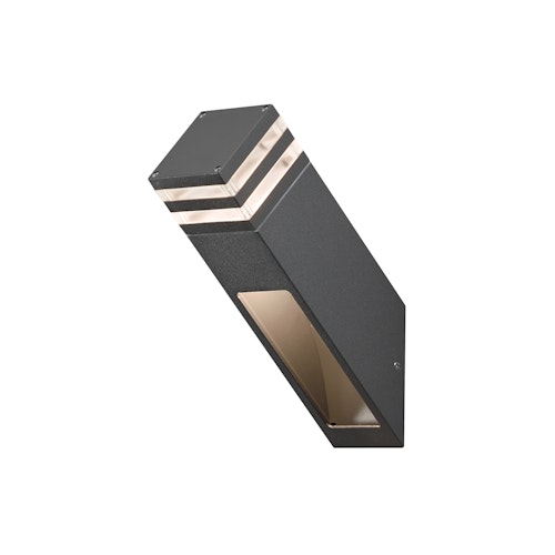 Konstsmide Wandleuchte Massa, HighPowerLED, anthrazit (7944-370)
