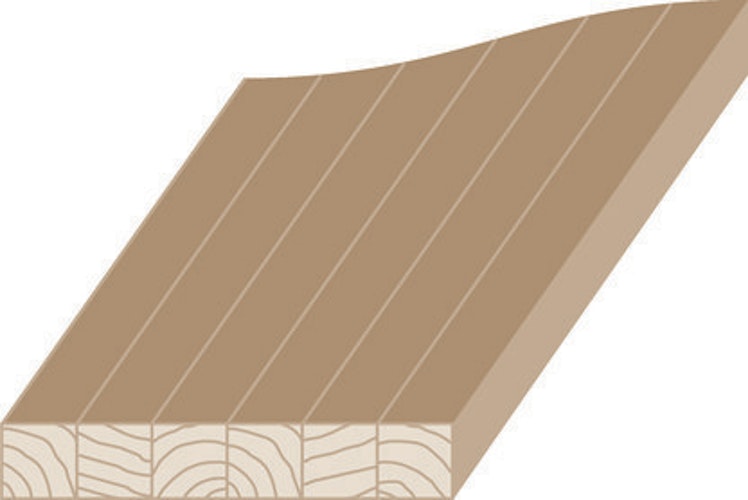 OSMO Profi Leimholz Eiche mit durchgehenden Lamellen