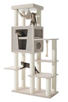 NOBBY Kratzbaum "KASIL" cream Leinenoptik; 100 x 50 x 203 cm