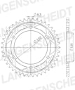 Vorschaubild Supersprox Stealth-Kettenrad 520 50Z (Rot)