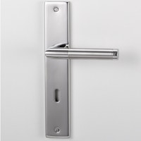 Griffwerk Türgriff LOREDANO Langschild- Edelstahl poliert/matt