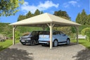 Vorschaubild Skan Holz Carport Taunus 634 x 634 cm