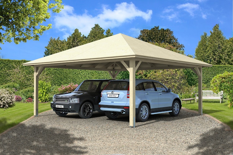 Skan Holz Carport Taunus 634 x 634 cm