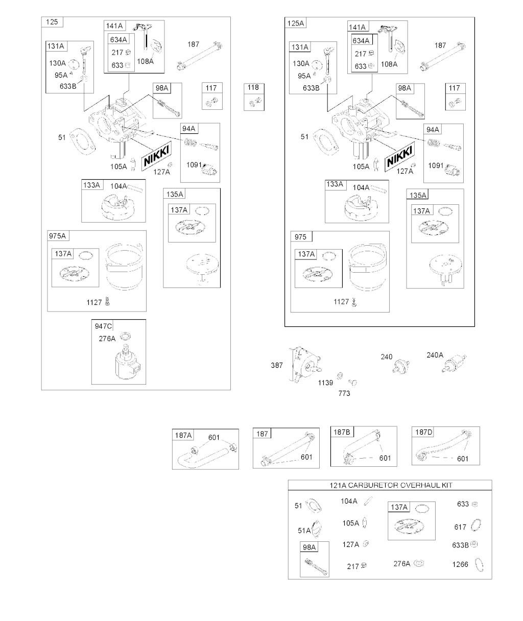 Explosionszeichnung Ersatzteile