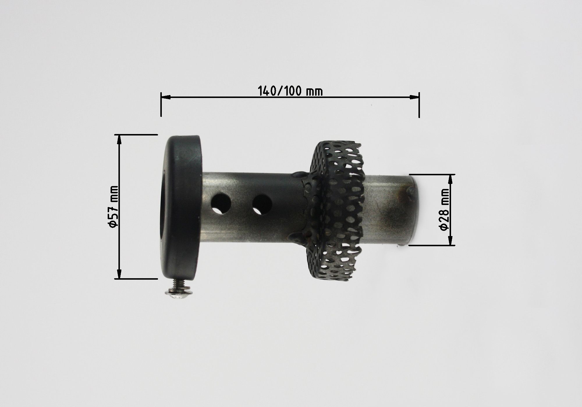Shark Performance  dB-Absorber Standard Ø28 mm Schraube außen/unten