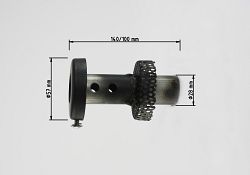 Shark Performance  dB-Absorber Standard Ø28 mm Schraube außen/unten