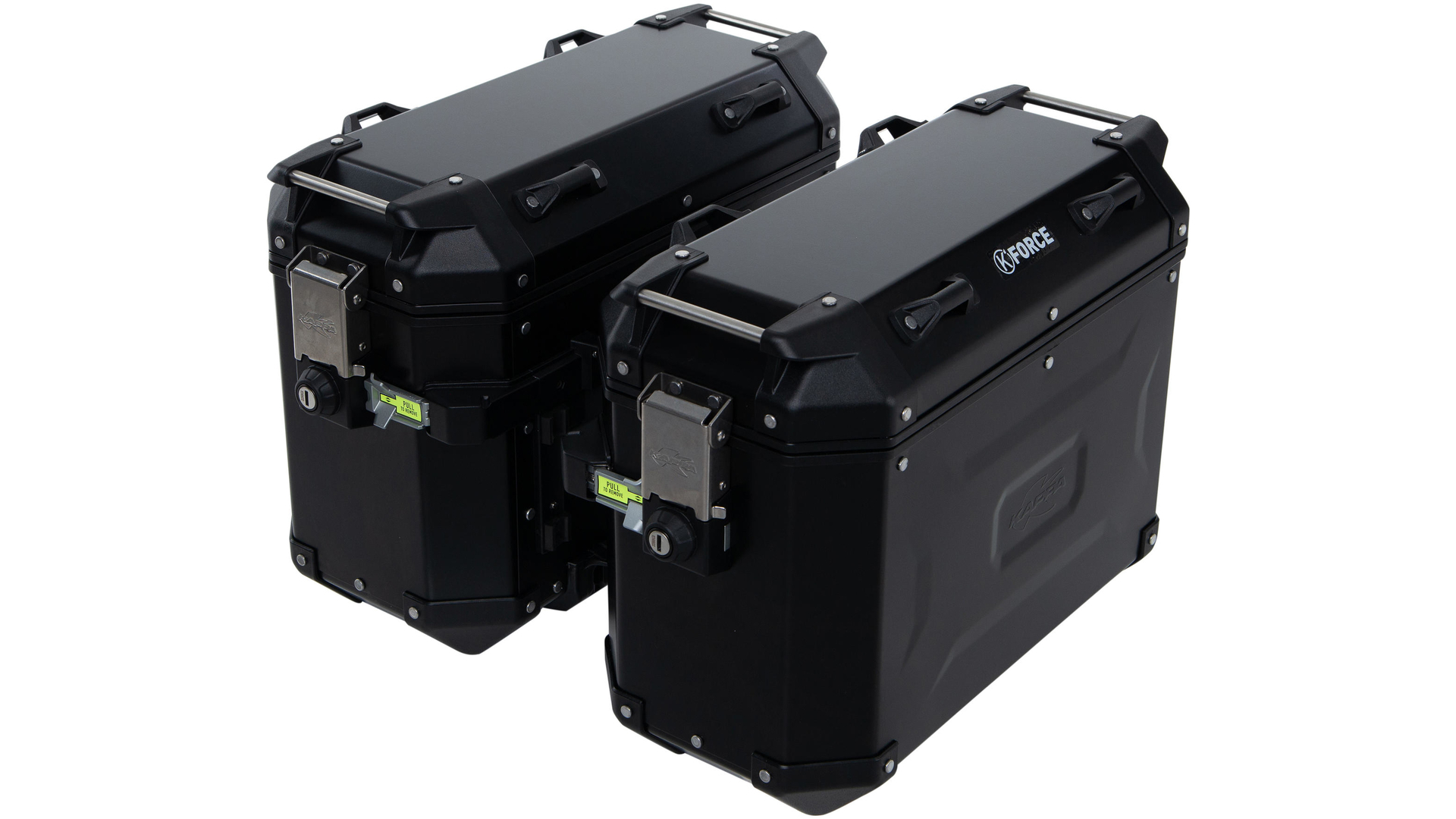 Kappa Seitenkoffer KFR37 K-Force Paar Schwarz