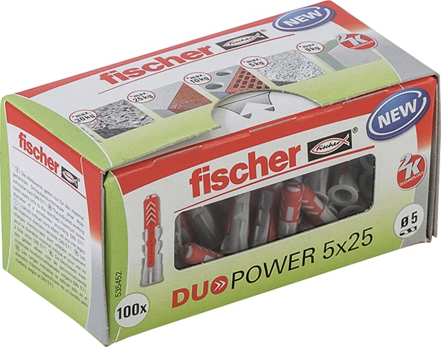 FISCHER Universaldübel Duopower 5x25 LD