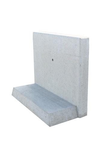 Diephaus L-Stein BEWEHRT GRAU 80/100/45/12 CM