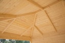 Wolff Finnhaus Gartenhaus Anna 40-A/1+2-Raum mit 250 cm Terrasse 