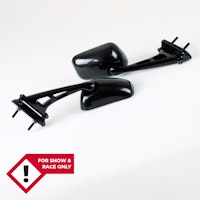 HIGHSIDER smart Verkleidungsspiegel Race Schwarz (Paar)