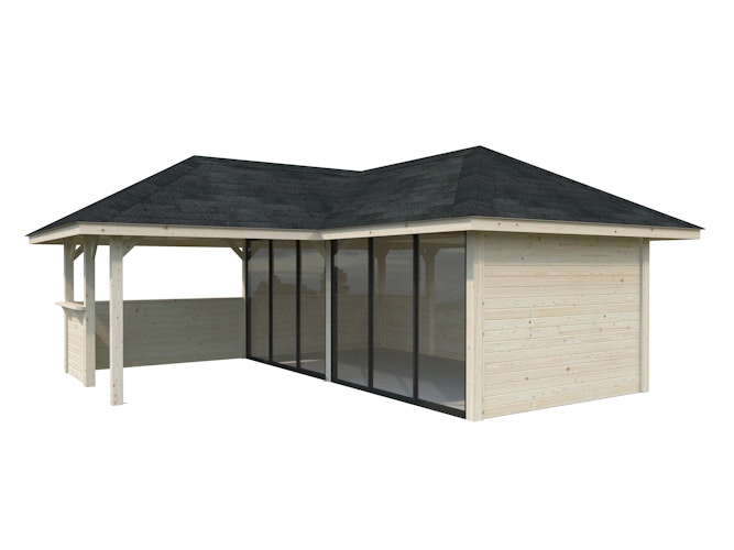 Palmako Pavillon Bianca 24,9 m² Set 222 Slide