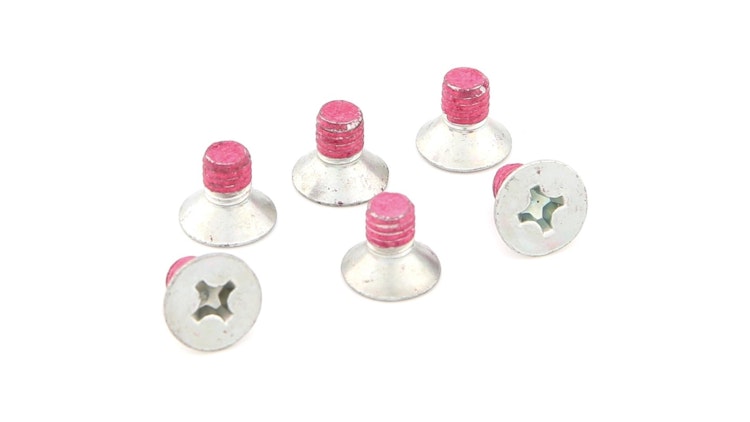 TRW Schraube 6 Stück, Schaftlänge 6 mm, Gesamtlänge 10 mm, Schraube Senkkopf, M6x1