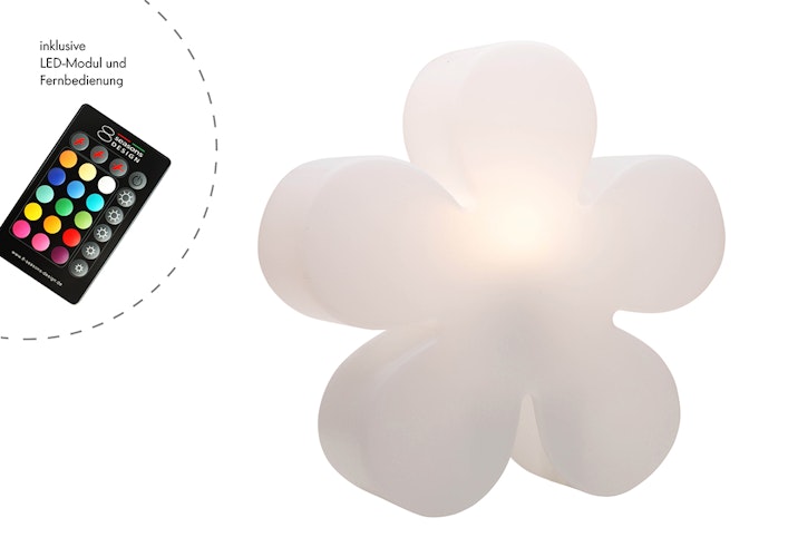 8 seasons design LED-Dekoleuchte Shining Flower (RGB), verschiedene Größen