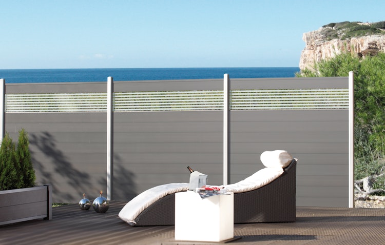 TraumGarten System Alu Classic Einzelprofile Silber