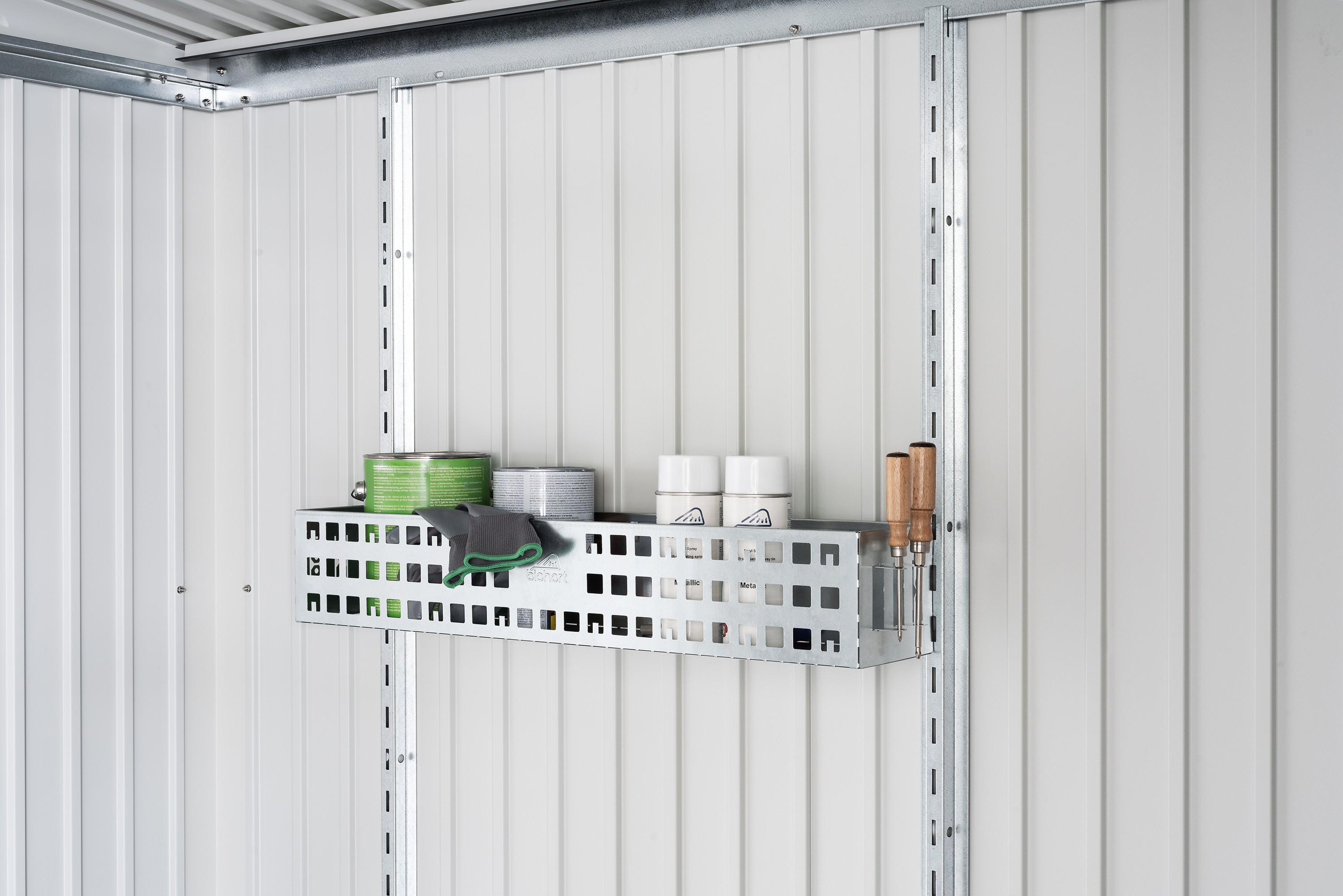 Thumbnail - Biohort Regalkorb für alle Gerätehäuser & Geräteschränke außer CasaNova (2 Stück)