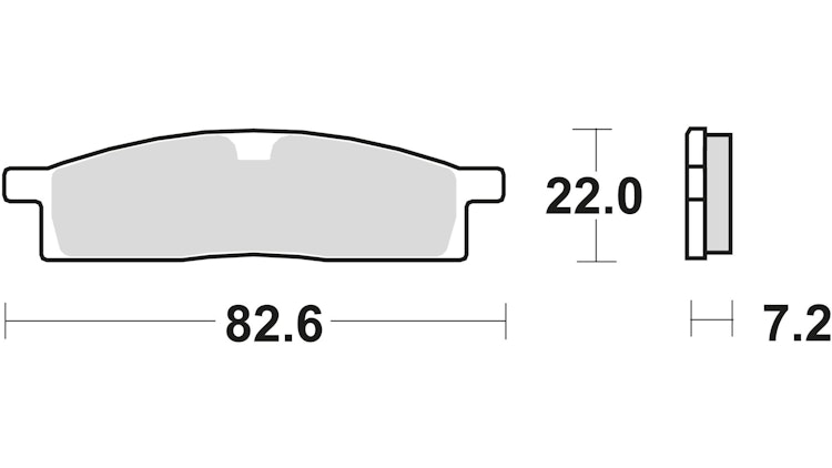 TRW Bremsbelag Typ SI Sintermetall mit ABE, Bremsbelag "MCB 558" Satz