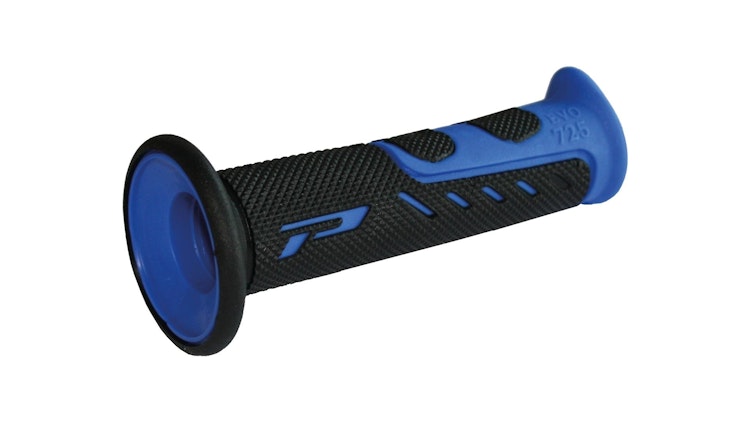 Progrip Griffgummi 725 Schwarz / Blau Paar Ø22/25mm Länge 122mm