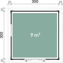Vorschaubild Wolff Finnhaus Gartenhaus Gerätehaus Pulti 28 ST-D