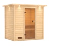 Vorschaubild Karibu Woodfeeling Sauna Selena - 38 mm Massivholz Aktionssauna