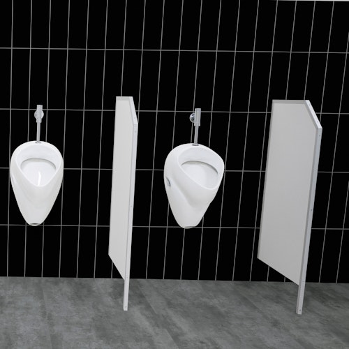 Revét Vinyl Wandfliese Butcherblock Schwarz Hochglanz 120 x 60 cm